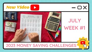Budgeting Money Savings Challenges - July Week #1 - TracEy Monster Savings on Etsy