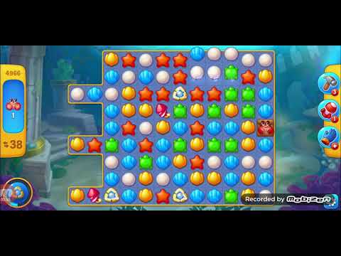 피쉬돔 게임 / fishdom game /level 4966 레벨