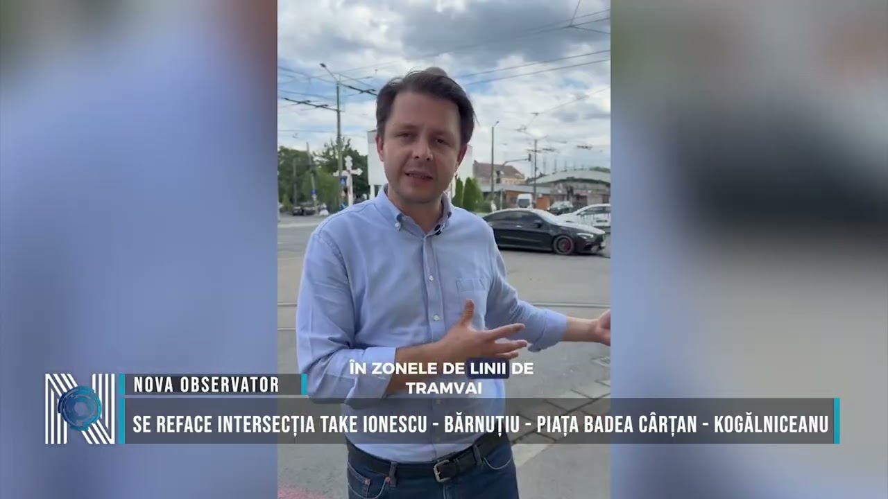 Se reface intersecția Take Ionescu - Bărnuțiu - Piața Badea Cârțan - Kogălniceanu