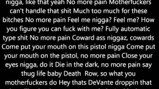 2pac-No more pain lyrics video