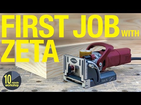 My First Commercial Job with the Lamello Zeta P2 video 340