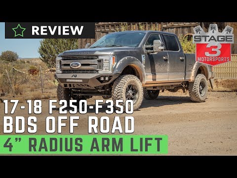 2017-2018 F250 & F350 6.7L BDS 4" Radius Arm Lift Kit Review