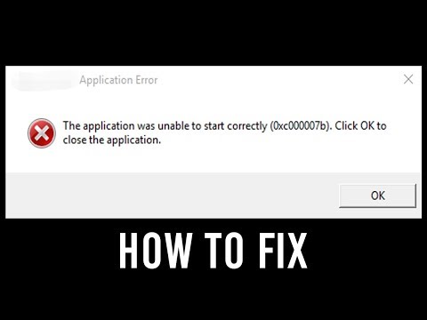 How to fix 0xc000007b for EVERY GAME! 100% (Still works 2019)