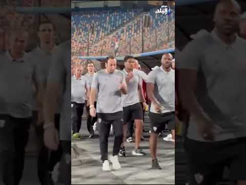 استقبال خاص من دكة بدلاء الجونة لعبد الواحد السيد وناصر منسي