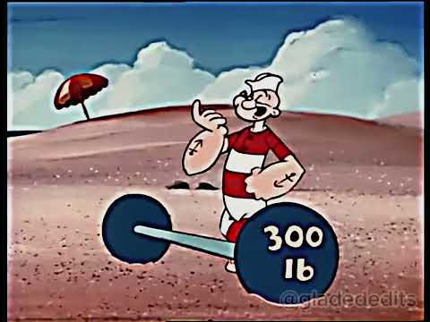 Popeye edit (Dxrk ダーク - BONES) I old cartoon GIGACHAD