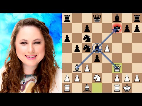 Judit Polgar's Fried Liver Attacks Mamedyarov in 14* Moves
