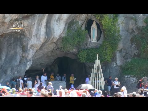 Chapelet du 13 juillet 2022 à Lourdes