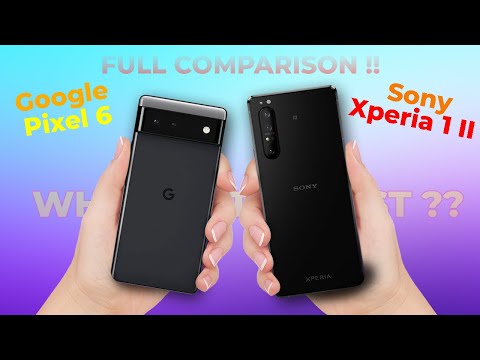 Google Pixel 6 Vs Sony Xperia 1 II || Google Tensor Vs Snapdragon 865 5G