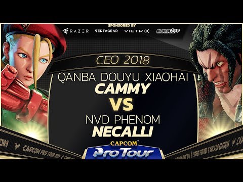 Qanba Douyu XiaoHai (Cammy) vs NVD Phenom (Necalli) - CEO 2018 - Top 8 - CPT 2018