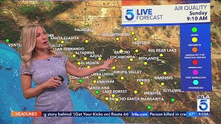KTLA 5 Weekend Morning News Weather Forecast - April 5, 2026