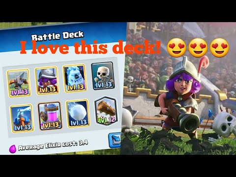 Push Trophy using My Signature X-Bow Pump Deck! - Clash Royale