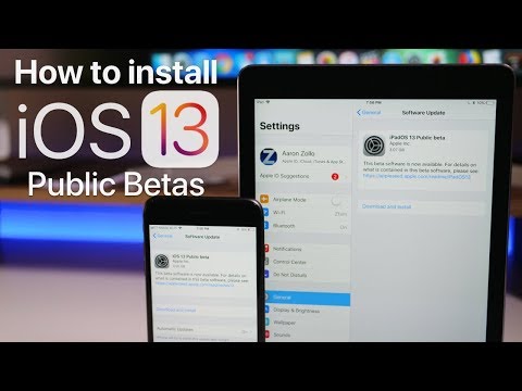iOS 13 and iPad OS Public Betas are Out - How To Install Video