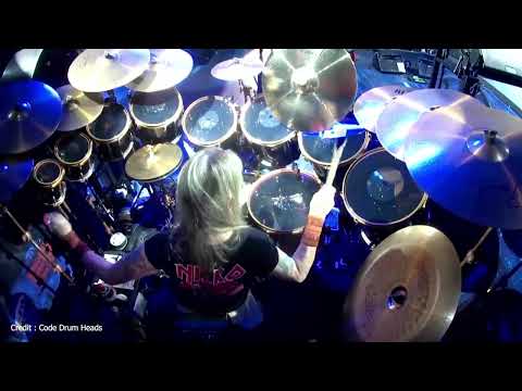 DRUM CAM • Nicko McBrain - Stranger In A Strange Land (Code Drums Heads • Part 2)