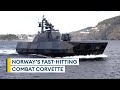 Norway's camouflaged Skjold-class corvette designed to hit hard and then disappear