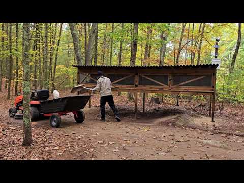 Raised Outdoor Quail Hutch Tour