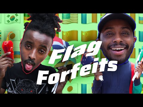 AJ EATS CHILLIES, SHARKY GAMBLES | Flag Forfeits - YouTube