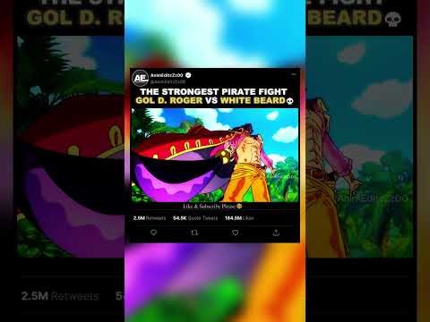 The Strongest Pirate Fight Gol D. Roger Vs White Beard💀 | EDIT | #onepiece #shorts