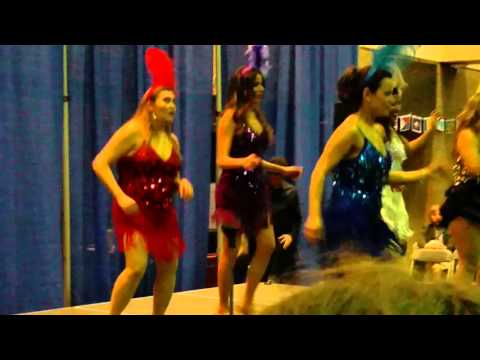 The lovely ladies of the Pittsburgh Samba Group performing