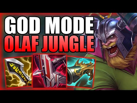 THIS BUILD SETUP MAKES OLAF JUNGLE A 1v1 GOD FOR FREELO! Best build/Runes S+ Guide League of Legends