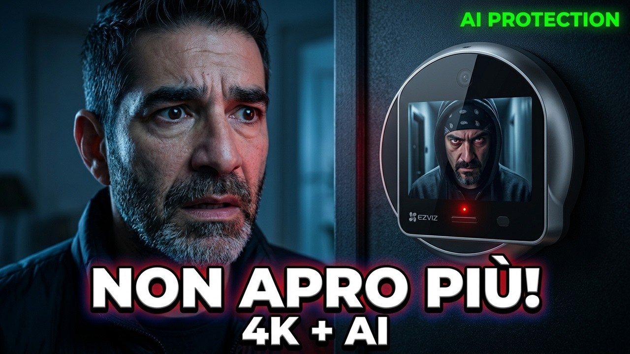 EZVIZ EP4: lo spioncino 4K che cambia la sicurezza di casa!