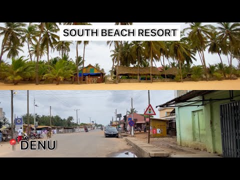 Road Trip to a beautiful Hideout beach Resort inside Denu (South Beach Resort )