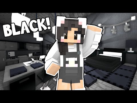 🖤Minecraft But I Can Only Build With BLACK!