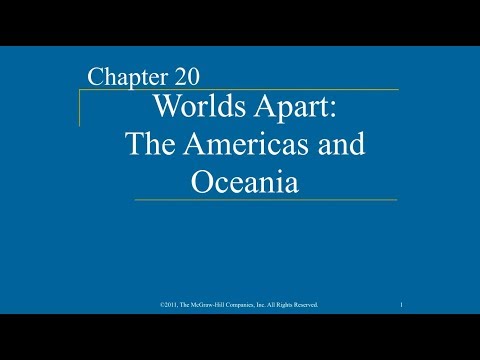 AP World History - Ch. 20 - Worlds Apart: The Americas and Oceania