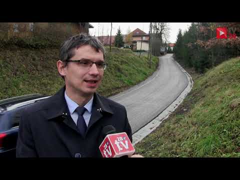 Tymbark. Paweł Ptaszek, wójt Tymbarku podsumowuj drogowe inwestycje