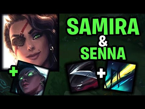 You Won't Believe How Strong SAMIRA and SENNA Bot Lane is... (SAMIRA GAMEPLAY)