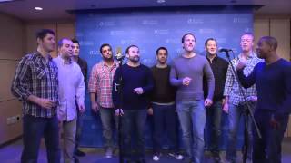 Straight No Chaser Performs &#39;Christmas Can-Can&#39; At Seacrest Studios