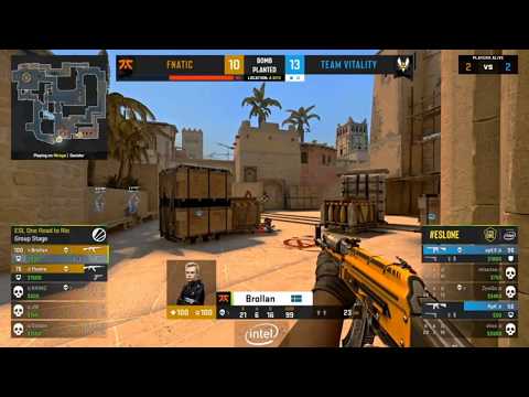 Fnatic Vs Vitality Game 3 | highlights Esl One Road to Rio