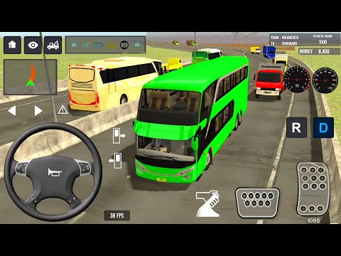Indonesia Coach bus driving | Euro bus simulator 2025 Android gameplay