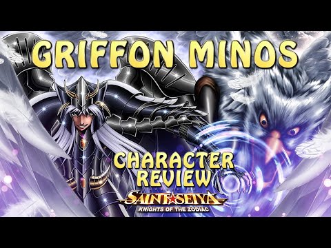 GRIFFON MINOS! FULL CHARACTER REVIEW WITH SUMMONS!! Saint Seiya Awakening