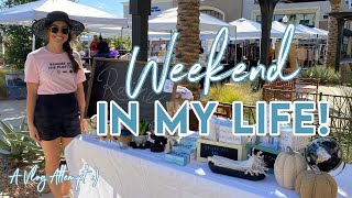 Weekend In My Life: Small Business Pop-Up, Starting Online Courses, and Life Goals