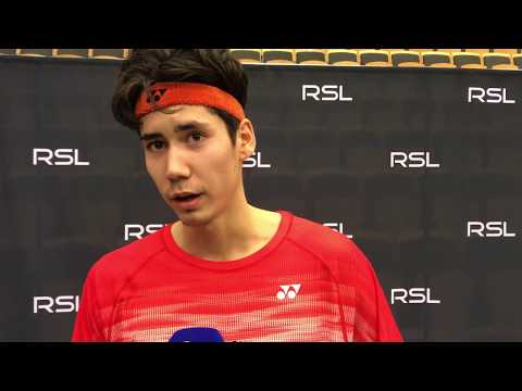 "It was the perfect first match"