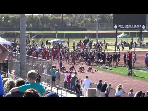 J Galloway & L Udeh - FSG 100m at Sunset Prelims 5-1-15