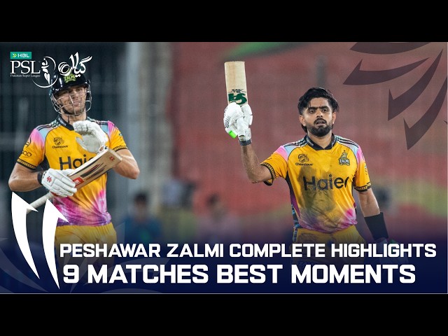 Peshawar Zalmi All 9 Matches Highlights 🔥| Full Season Compilation | HBL PSL 11 | MZB1K