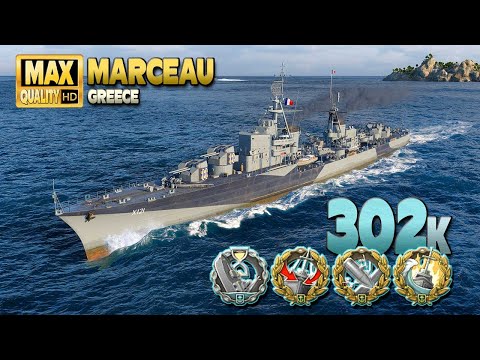 Destroyer Marceau: No fear of running away on time - World of Warships