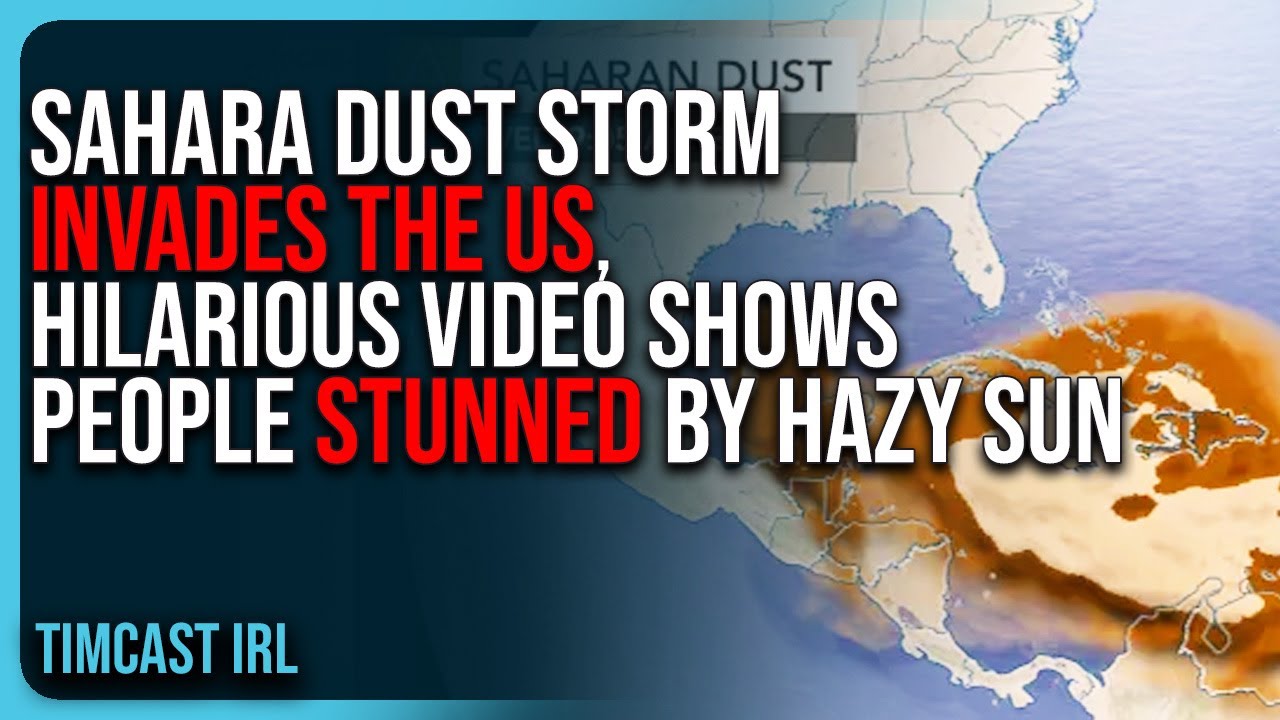 Sahara Dust Storm INVADES The US, HILARIOUS VIDEO Shows People STUNNED By Haze Affected Sun