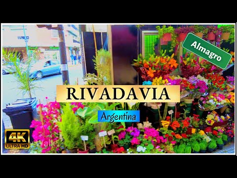 【4K】Walking Tour of Buenos Aires - RIVADAVIA - Almagro - Argentina Vlog