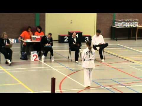 Taekwondo - Kyra in Overloon 2010