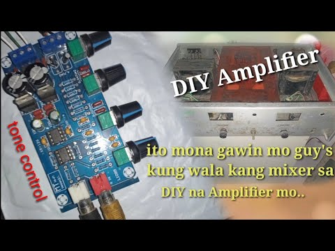 tone control to diy amplifier, sound test.