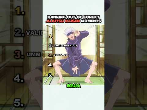 Ranking Funniest Jujutsu Kaisen Moments