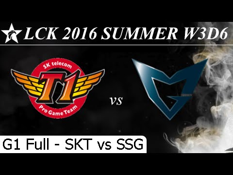 SKT vs SSG Game 1 Full Profile Total Damage - LCK Summer 2016 W3D6M9 SK Telecom T1 vs Samsung Galaxy