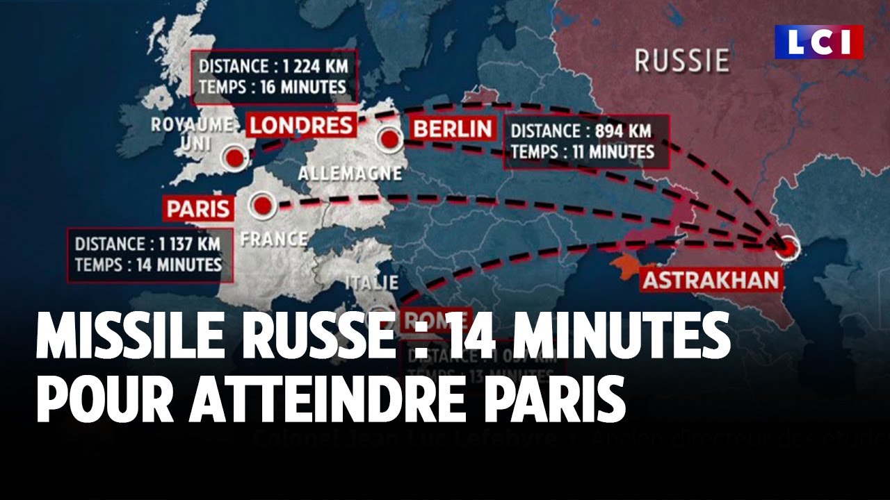 Missile russe : 14 minutes pour atteindre Paris｜LCI