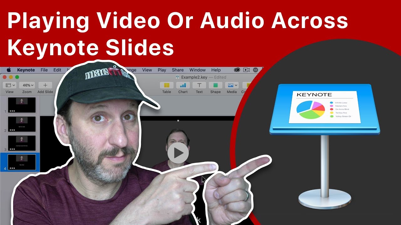 Playing Video Or Audio Across Keynote Slides
