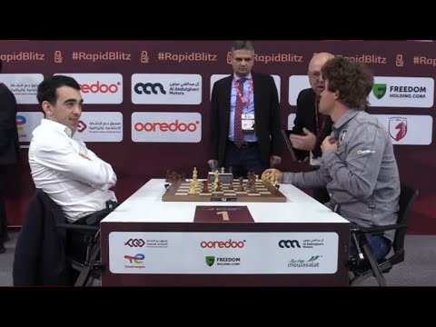 Magnus Carlsen lost in an equal position against Martirosyan || FIDE World Blitz Championship 2025