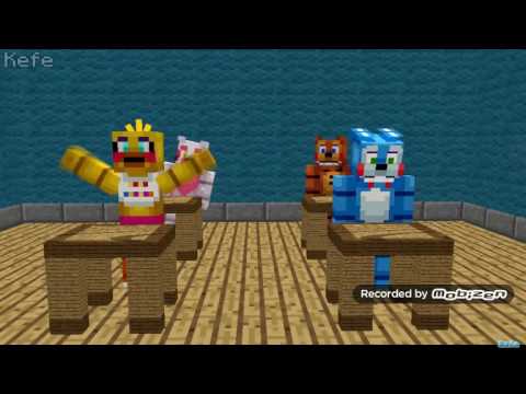 FNAF monster school : cooking pizza ! Minecraft animation