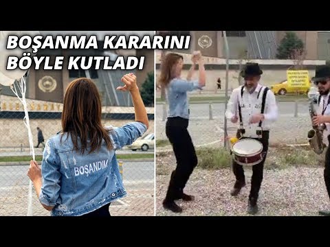 Boşanma kararını 'Erik Dalı'yla kutladı