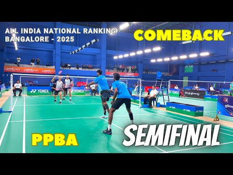 SEMIFINAL - LOKESH/SANTHOSH vs PHAVYA CHABRA/PARAM CHOUDRY || National Ranking Bangalore 2025, PPBA